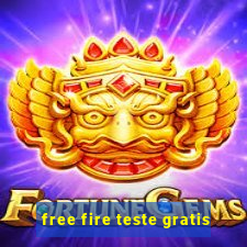 free fire teste gratis